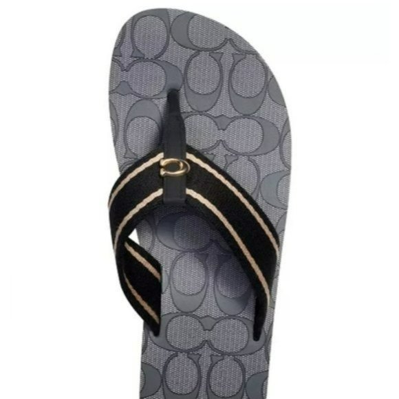 Coach Shoes - Coach Zoe Webbed Flip Flops -6